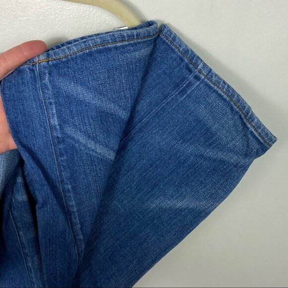 Madewell Rivet & Thread Straight Leg Premium Denim Jeans Size 24 Button Fly Jean - Picture 9 of 13